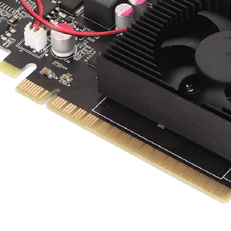 Desktop Graphics Card 4GB GDDR3 128bit 650/5000MHz Quiet Cooling Fan