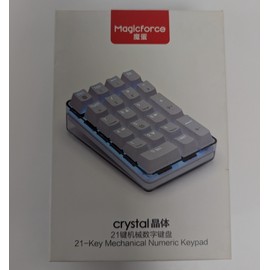 Magicforce 21-Key Mechanical Numpad V2 Gateron Clear Switches LED White