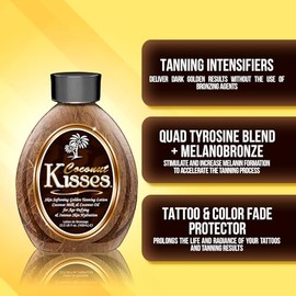 Ed Hardy Coconut Kisses Golden Tanning Lotion, 13.5 oz