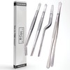 8-CREW KITCHEN Chef Tweezers - 3 Stainless Steel 8” Culinary