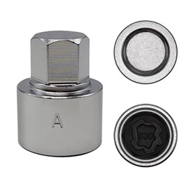 JEUCLEL 1x M530 Wheel Lock Nut Socket, VW VAG Compatible Chromium-Vanadium Steel, Anti-Theft Lug Nut Removal Tool
