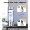 Premium Hydrogen Water Bottle with Advanced Electrolysis Technology, High Borosilicate
