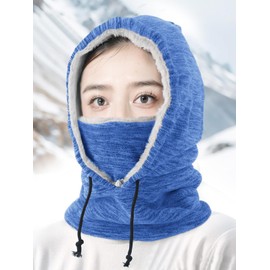 NLAND Balaclava Winter Balaclava for Men Women Warm Fleece Ski Mask Thermal Windproof Face Hood for Bicycle Motorcycle Skiing Snowboarding Outdoor Sports, blue