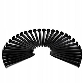 Anchor Pegs for Agrotextile Edges | 20 PCS, 18cm Black | UV Resistant Polypropylene for Amateurs & Professionals | Ideal for Soft Surfaces, Durable | Perfect for Landscaping Projects