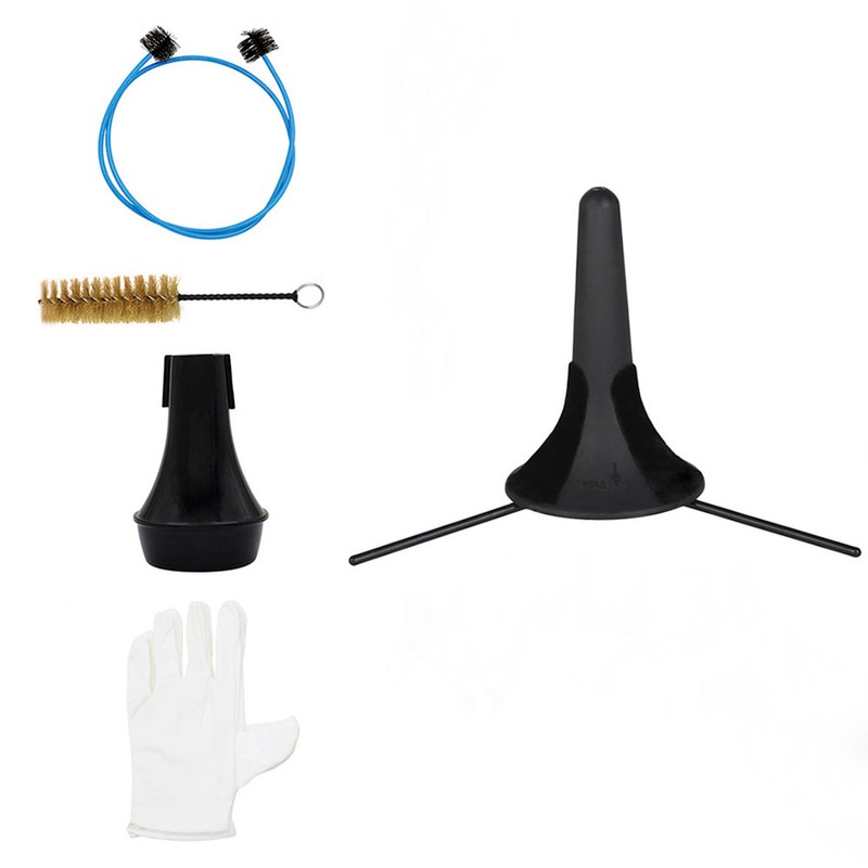Trumpet Accessory Maintenance Cleaning Care Kit Including Trumpet Stand Valve