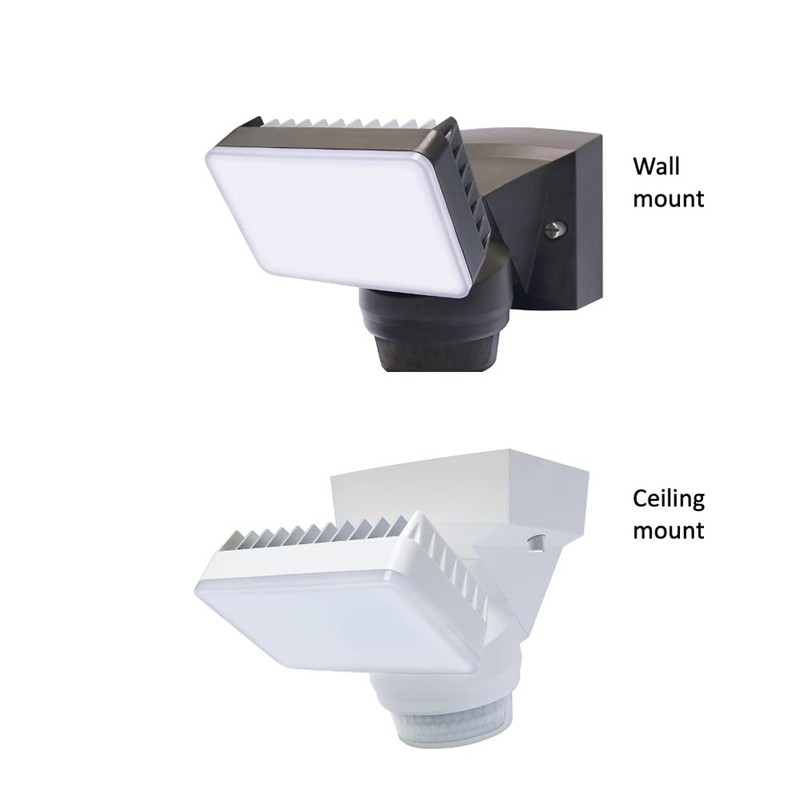 IQ America 16W LED Motion Sensor Motion Security Outdoor Flood