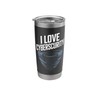 I Love Cybersecurity Tech Shield Stainless Steel Insulated Tumbler
