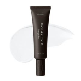 LONGTAKE Solid Perfume - Basil & Vetiver ScentㅣLong Lasting Travel Size Gel Fragrance, Alcohol-Free, Vegan & Sustainable, Cashmere-like Finish, Cologne Inspired by Natural Deep Forest, 1.01 fl.oz.