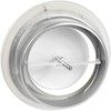 Vent Systems 6" Inch White Metal Adjustable Diffuser - Round