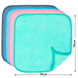 Delento Mikrofasertücher 8er Pack, Allzwecktücher Putzlappen Wiederverwendbare Reinigungstücher 30x30cm Putztücher Reinigungstuch für Küche, Haushalt, Geschirr, Fenster, Auto