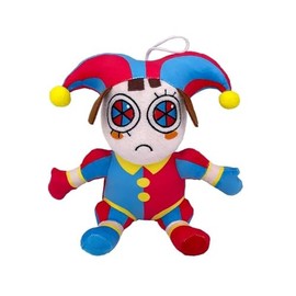 wiztex Pomni Digital Circus Plüsch, Jax Plush Cuddly Toy for Kids - The Amazing Digital Circus kuscheltier Gift for Kids - Pomni Plush Toy Digital Circus Plush Clown (Pomni 23 CM)