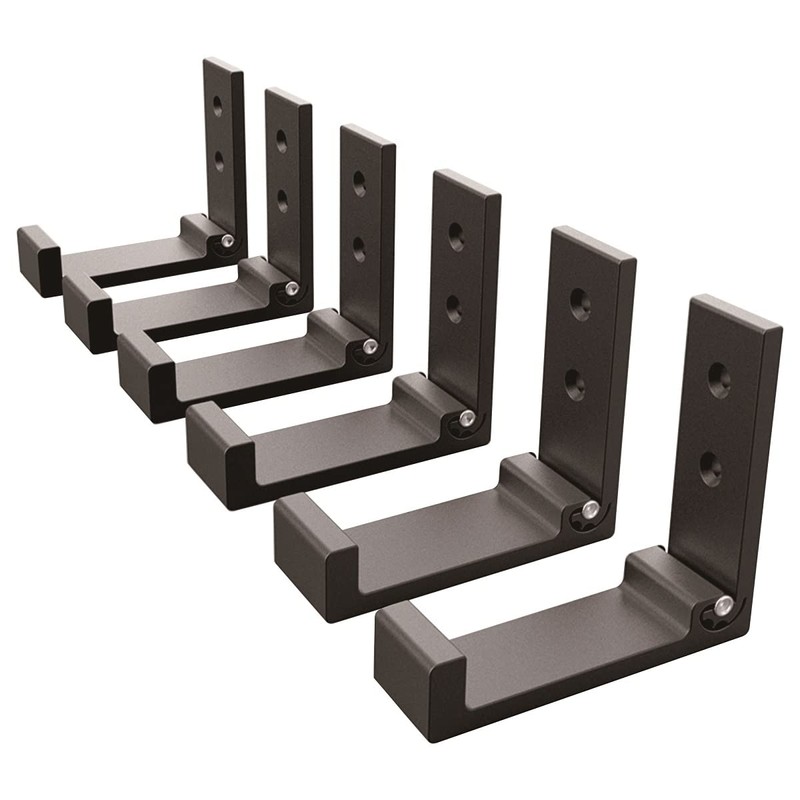 MeetRade Wall Hooks for Hanging Folding Coat Hooks 6 Pack