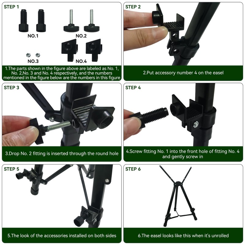 Table Top Easel Stand for Sign – Art Adjustable Portable