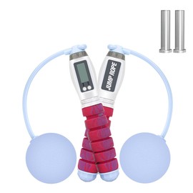 Ropeless Jump Rope Digital Cordless Intelligent Professional Training Ropeless Rope for Fittness Color Blue