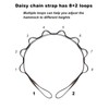 2 pcs Daisy Chains Adjustable Nylon Climbing Straps Yoga Hammock