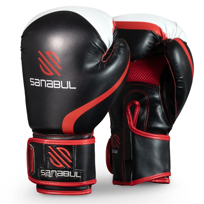 Sanabul Essential Gel Boxing Gloves for Men & Women, Kickboxing