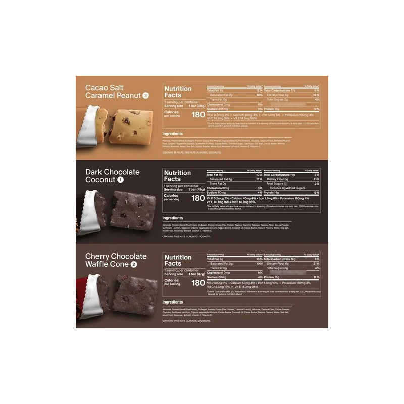 Barras De Proteínas Variadas 12 Unidades Altas En Proteínas