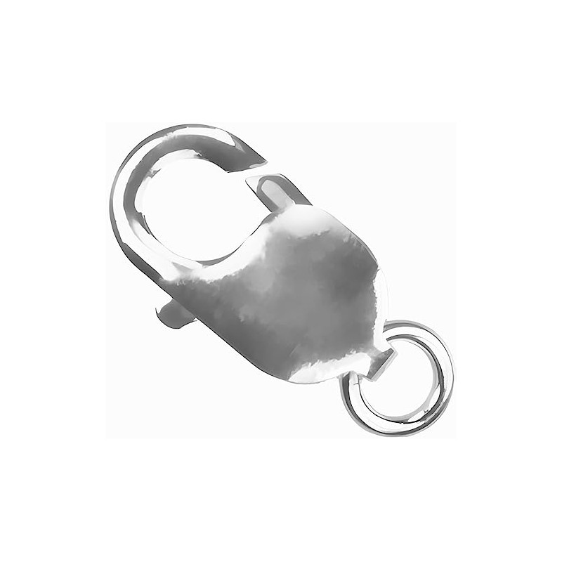 uGems Sterling Silver Lobster Clasp Very Large 8x16mm (1)