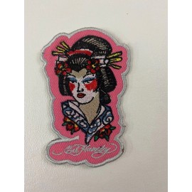 Ed Hardy Deadstock Ed Hardy Gaisia Logo Iron On Patch Appliqué Embroidered Sewing (Small)