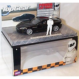 Minichamps top gear black aston martin DBS car with stig figure 1.43 scale diecast model