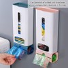 sinzau Plastic Bag Dispenser, Wall Mounted Plastic Garbage Bag Organiser,