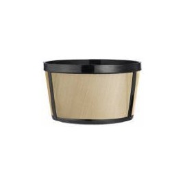 Medelco Bf215cb 8 To 12-Cup Golden Basket Permanent Coffee Filter - Quantity 6 Coffee Filters