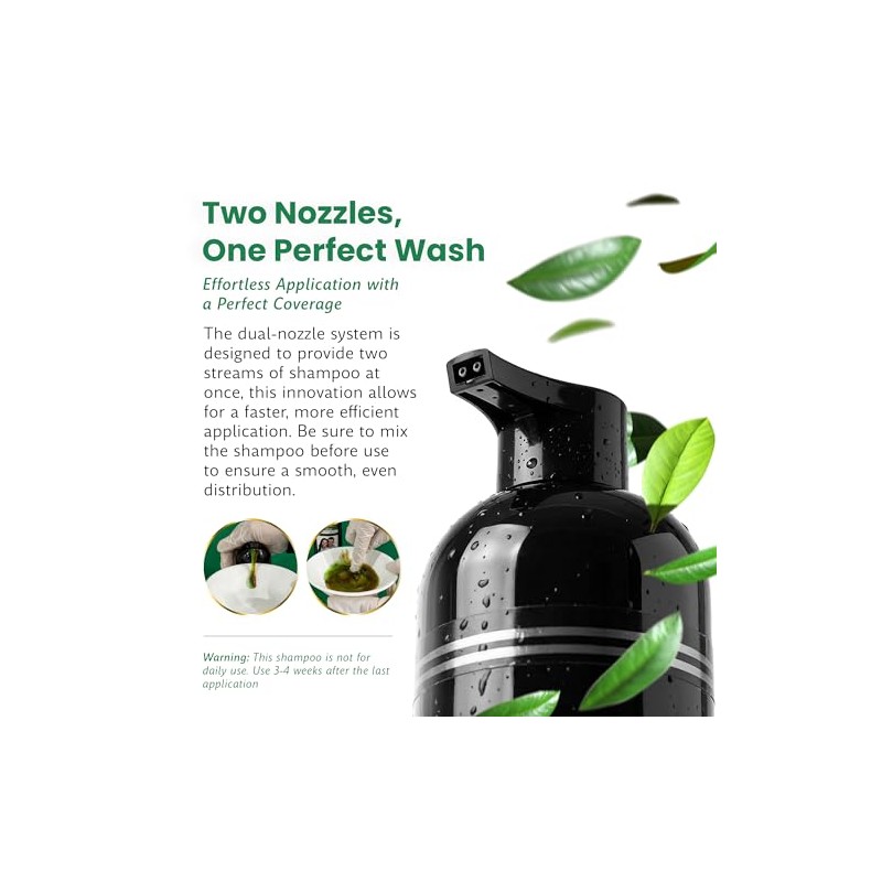 Herbal Natural Black Hair Shampoo (Black) 200ml