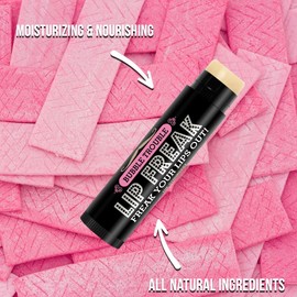 Doctor Lip Bang's BUZZING Lip Balm | Lip Freak | 100% All Natural | Cruelty Free | Bubble Trouble | 2 Pack