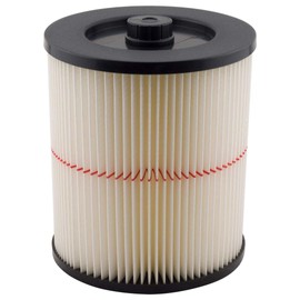 Replacement Filter 17816 Compatible with Shop Vac Craftsman 9-17816, Fits Most 5 Gallon and Larger Wet/Dry Vacs (1 Pack)