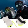 3 Panels Wrist Writing Dive Slate with Pencil Scuba Diving