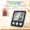 Geevorks Digital Thermo-Hygrometer Indoor Room Thermometer, Magnetic Thermometer Hygrometer with