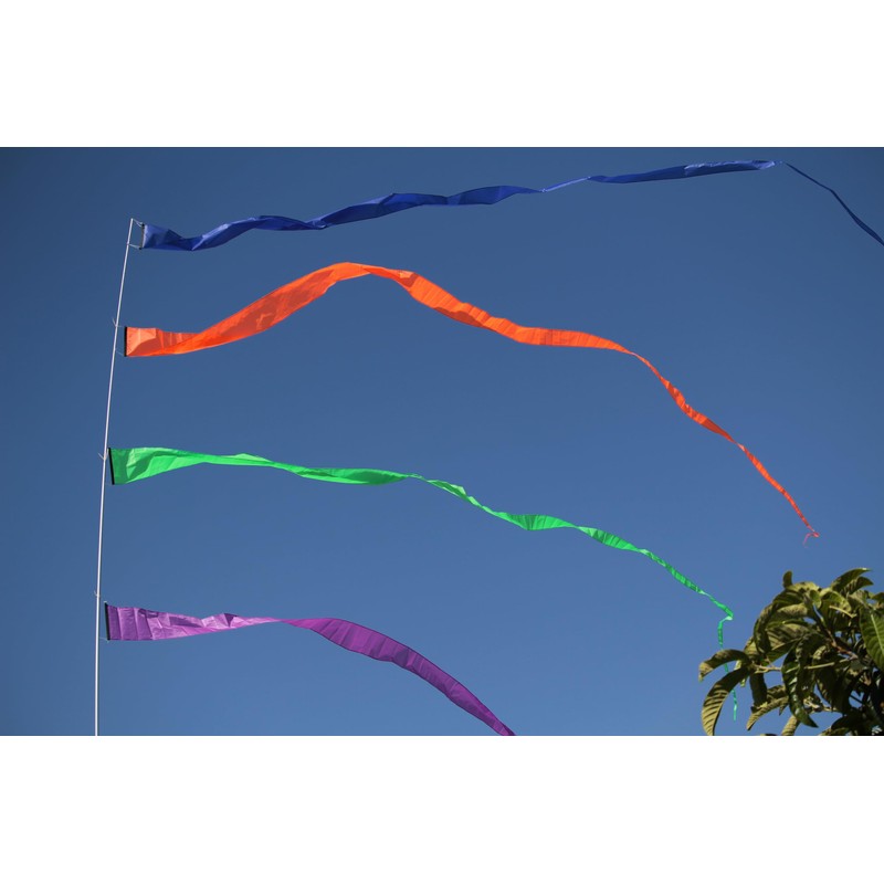 EEZ RV Products 25' Long (Red) Wind Streamer, Great for