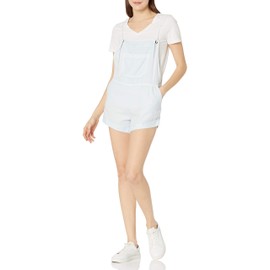 Billabong womens Wild Pursuit Short Overall Rompers, Light Chambray, Medium US