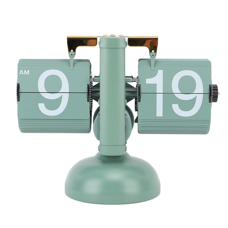 Retro Flip Down Clock with Reminder Timer Stable Accuracy Creative