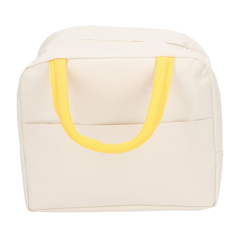 Lunch Bag Cartoon Duck Pattern Waterproof Zipper Closure Sturdy Handle