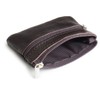[NEXARY] Leather Coin Purse, 2 Pockets, with Key Ring -
