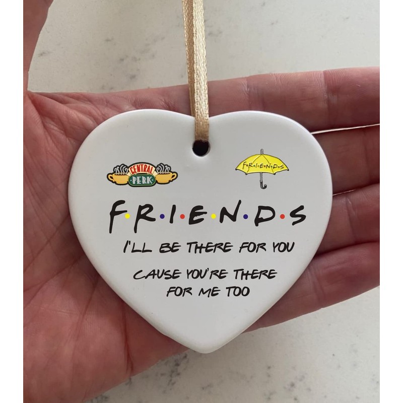 Friends Tv Show Be There For You Heart Quote Ceramic