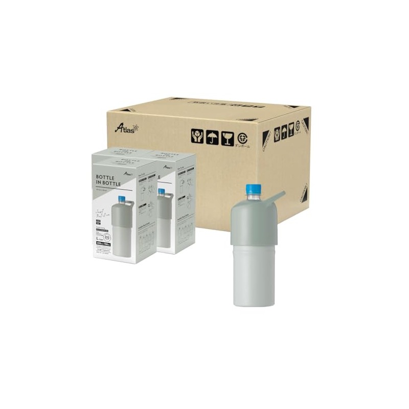 アトラス ペットボトルホルダー 水筒 12個セット 保冷 ペットボトルクーラー 600ml 700ml 真空断熱 アイスグリーン