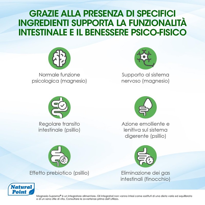 Magnesio Supremo Regolarità Intestinale Integratore 350 g, 2x175 g