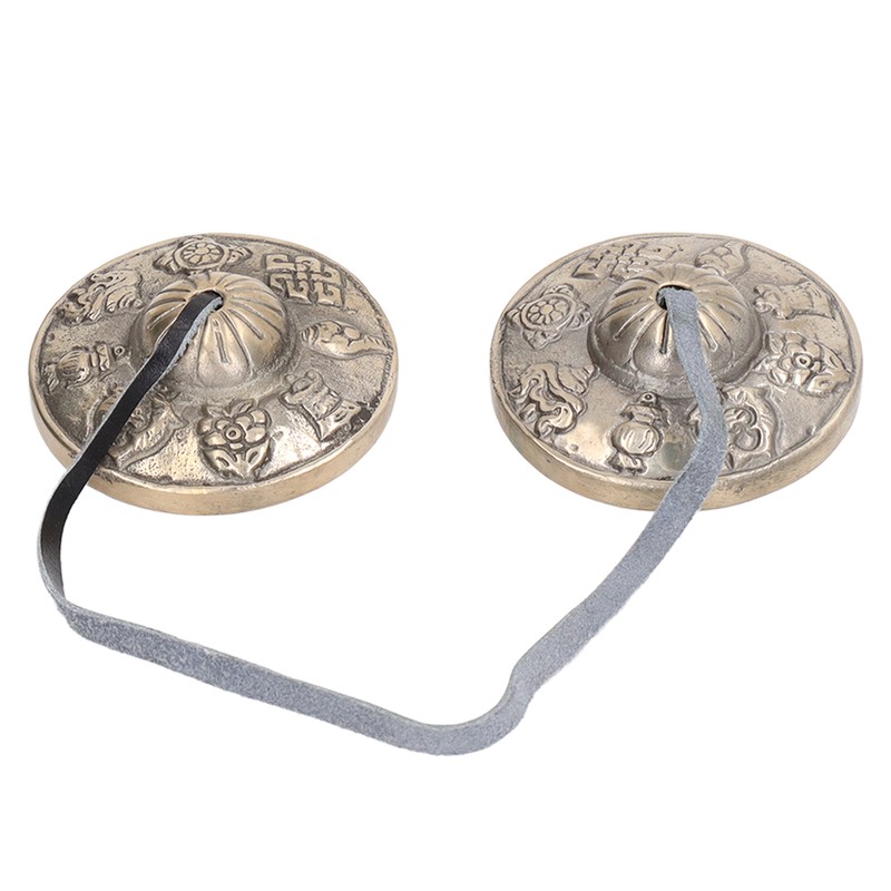Tibetan Tingsha Meditation Bell Small Pure Copper Double Chime Nepalese