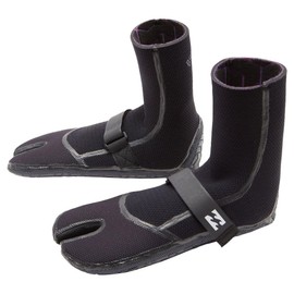 BILLABONG Furnace Comp 3mm Split Toe Wetsuit Boots - Black - Thermal Warm Heat Layer Layers Easy Stretch - Unisex - Size - XS