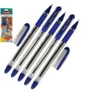 rorito 5 x 0.7mm Tip Fyro BLUE Ballpoint Pens Smudge