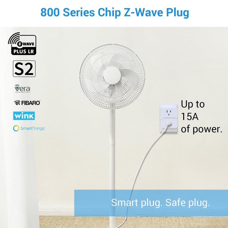 New One Zwave Plug 2 Pack, 800 Series Z-Wave Smart