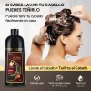 Shampoo Con Aceite De Argán Tinte Cubre Canas-marrón Oscuro