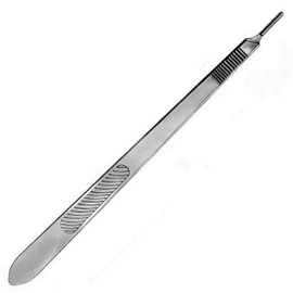 SURGICAL ONLINE Long Scalpel Handle #3L for Surgical Blades #10-15, ENT Veterinary Instrument