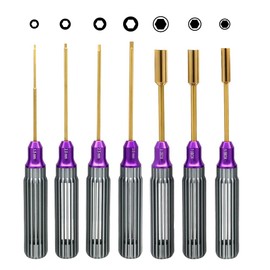 AneegFPV RC Tool Kit Screwdrivers Set,Durable Screwdriver Sets Multi-Size of Hex Screw Driver Set Hand Tool (4)