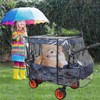 Rain Cover for Wagon, Wagon Rain Wind Cover Waterproof Push-Pull