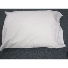 ELITE HOME FASHIONS 1 DOZEN PILLOW CASE WHITE T-130 MUSLIN HOTEL GRADE 12 pillow cases !! brand NEW