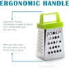 3Pcs Mini Cheese Grater, Professional Box Grater, Stainless Steel with