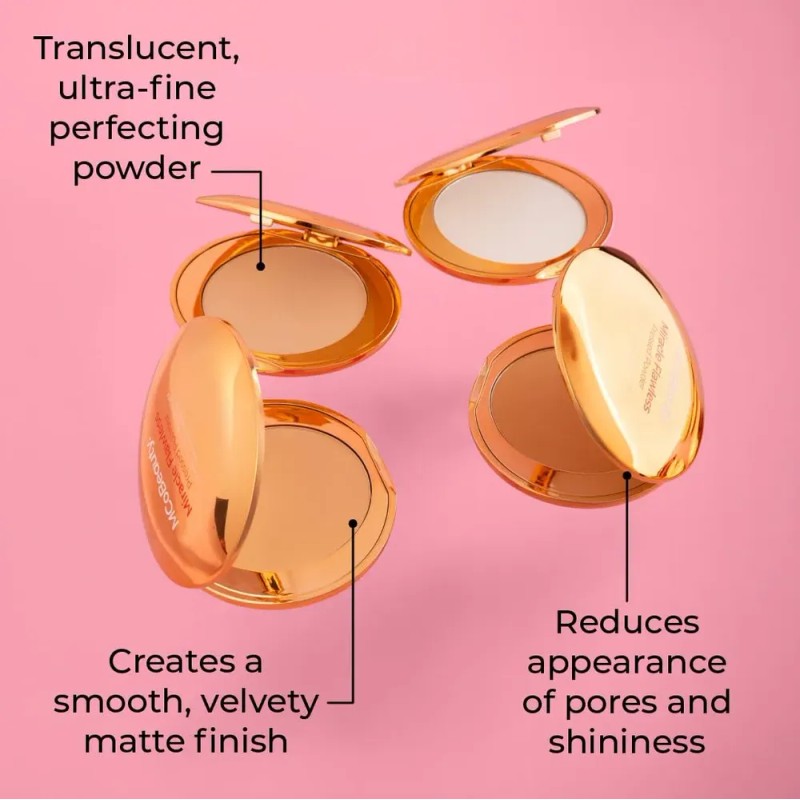 Polvo Compacto Mcobeauty Miracle Flawless Tono Medio Cálido